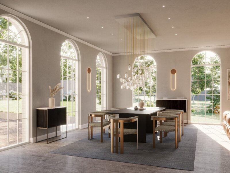 Elegant dining room