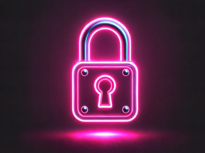 NEON PADLOCK